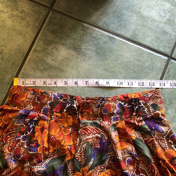 VTG Stacey Michaels Retro Boho Hippie 70s Floral Print Shorts - Picture 5 of 9